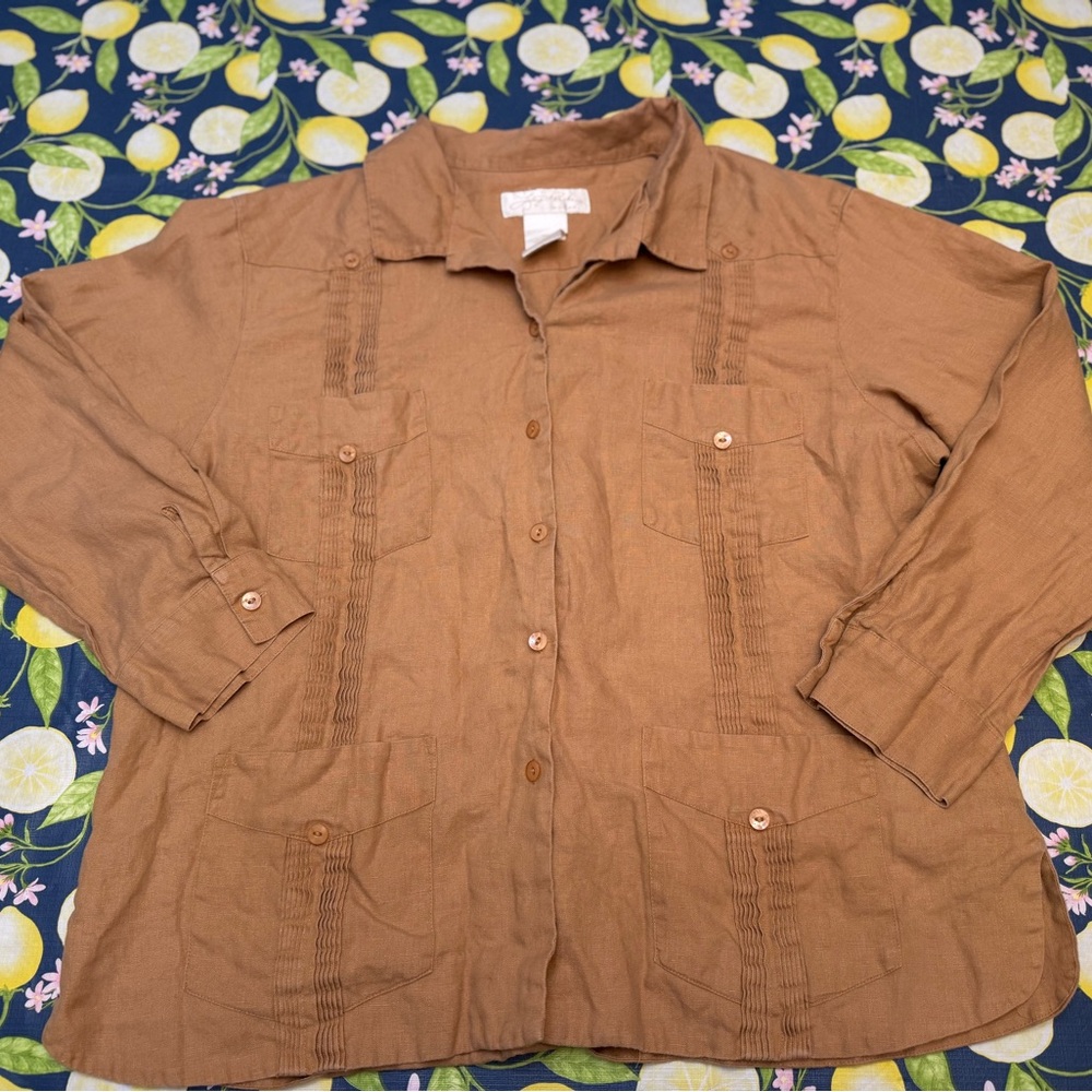 Lucy Pereda Brown Button Down Shirt